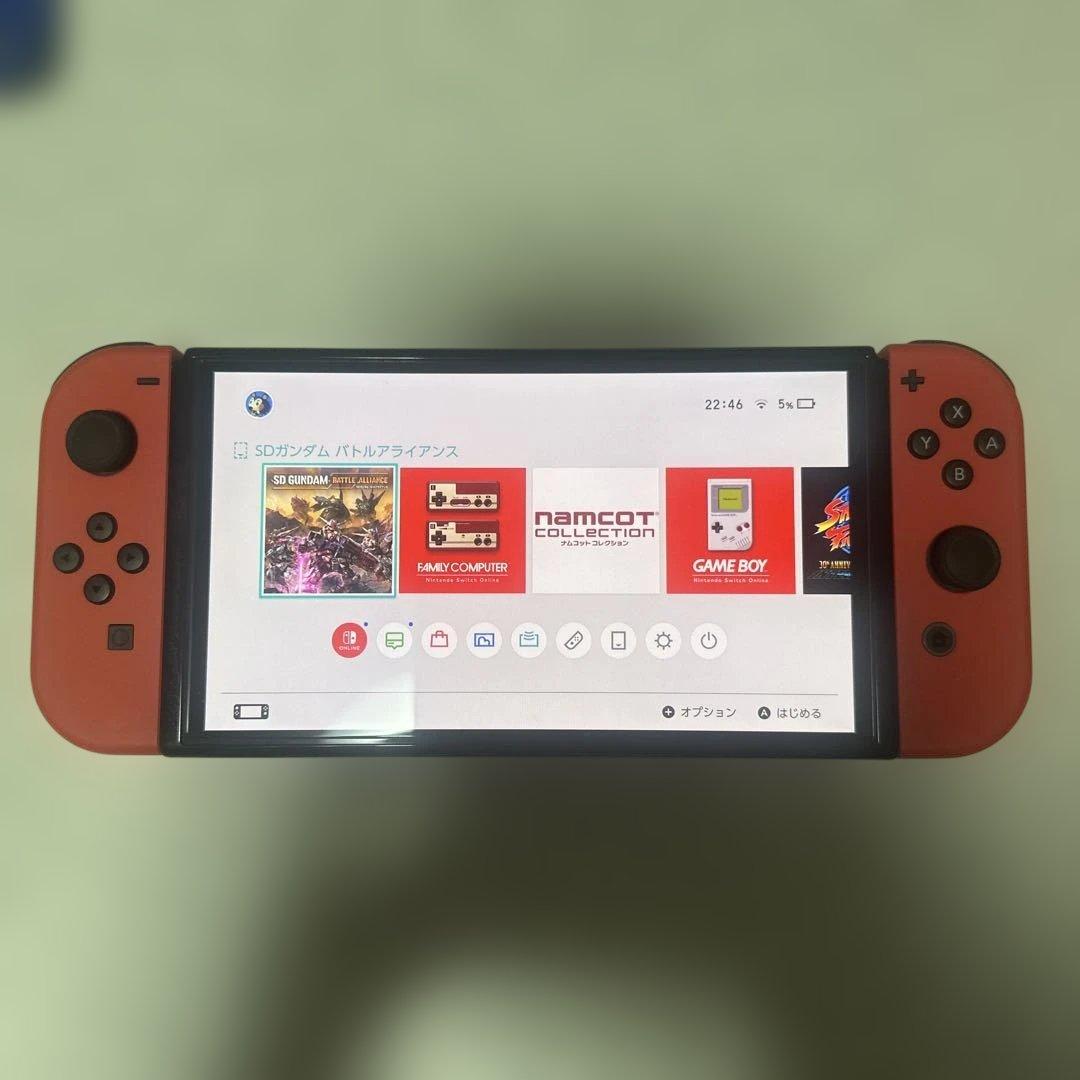 Nintendo Switch　有機EL モデル本体キット　マリオレッド Amazon.co.jp: Nintendo Switch(有機ELモデル) マリオレッド : ゲーム