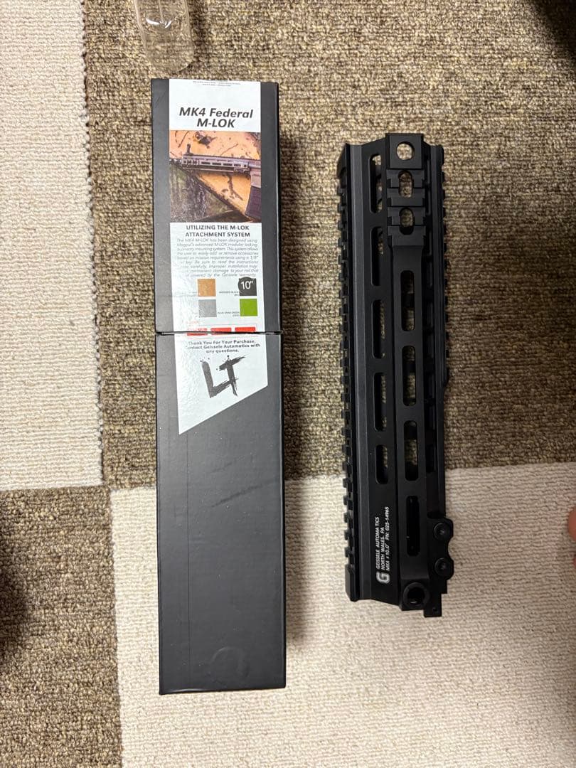 Geissele smr Mk4 10インチ ブラック ハンドガード GEISSELEタイプ SMR MK4 FEDERAL 10インチ MK4ハンドガード Gen2