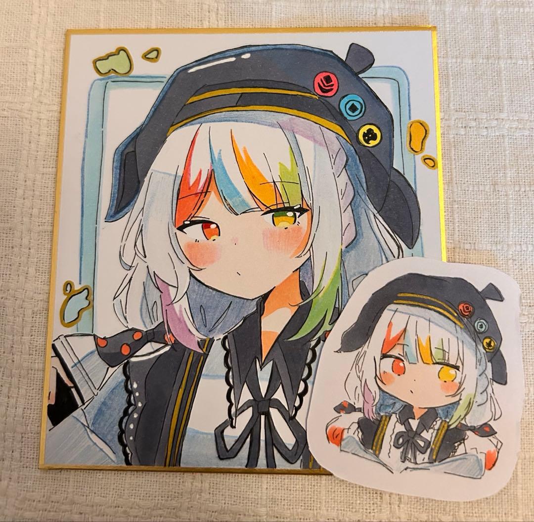 み*る様 魔法少女ノ魔女裁判 イラスト色紙 まのさば 城ヶ崎ノア - メルカリ