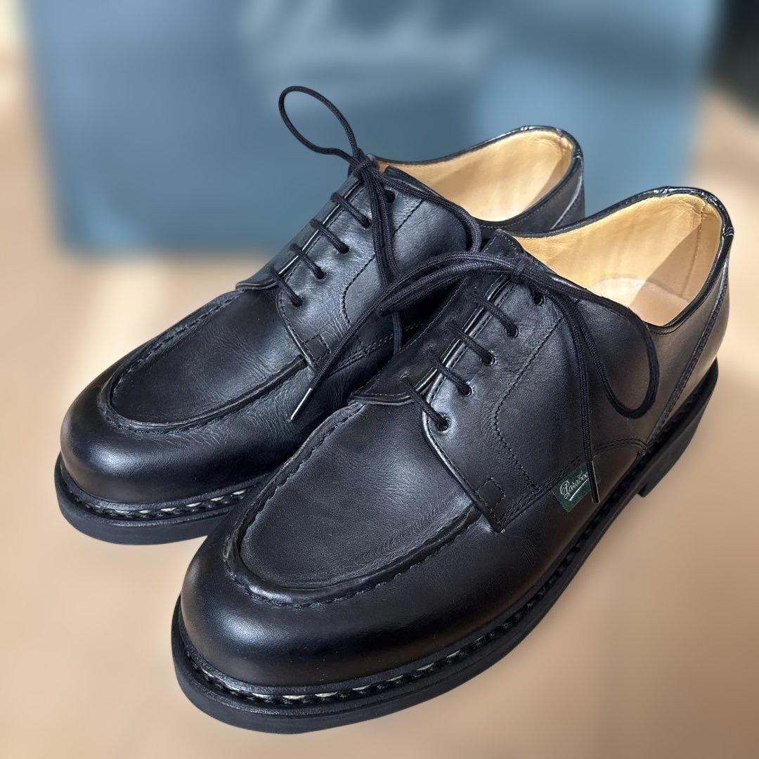 極美品】パラブーツ シャンボード ブラック 5サイズ - メルカリ