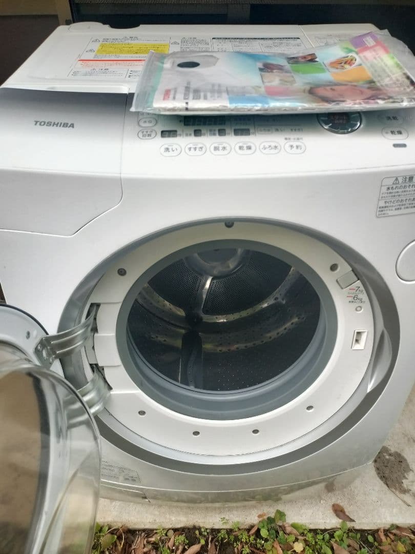 TOSHIBA ドラム式洗濯機 TW-0900L(WS) 本体【ジャンク品】 - メルカリ
