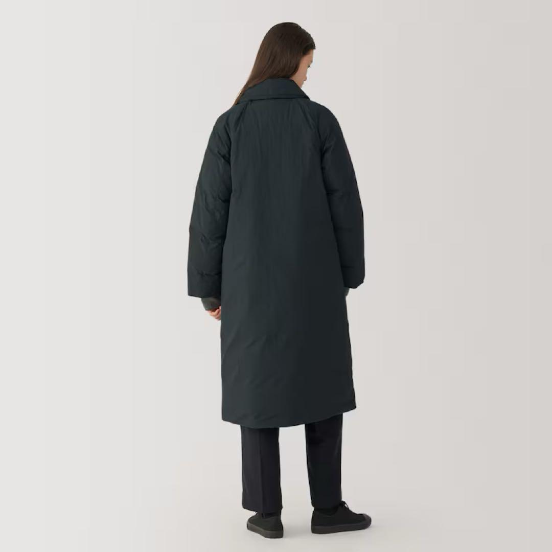 2025 【新品】無印MUJI Labo完売ダウンロング L,黒 ムジラボ無印