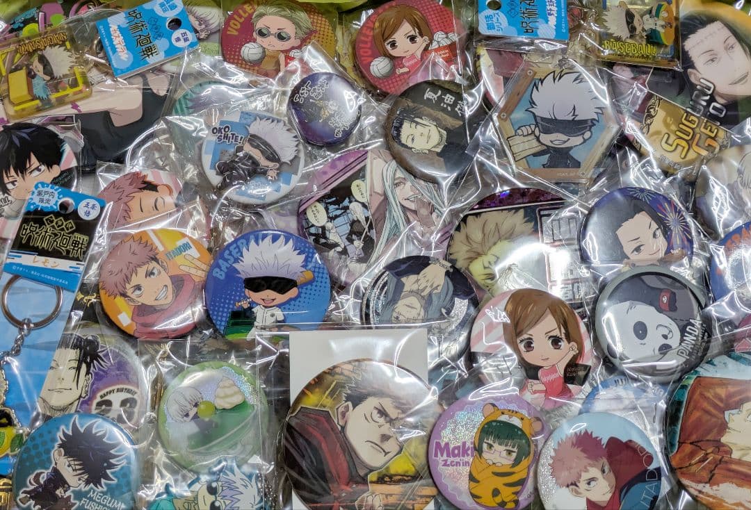 アニメ 呪術廻戦 のみ 五条悟 禪院真希 他 缶バッジ マスコット等 1番