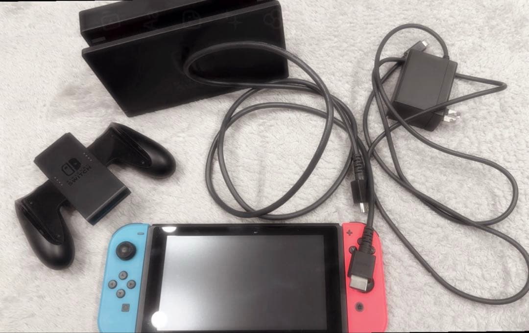 【美品】　Nintendo Switch 本体 Nintendo Switch 新品 任天堂 Joy-Con (L) (R) グレー/スイッチ本体