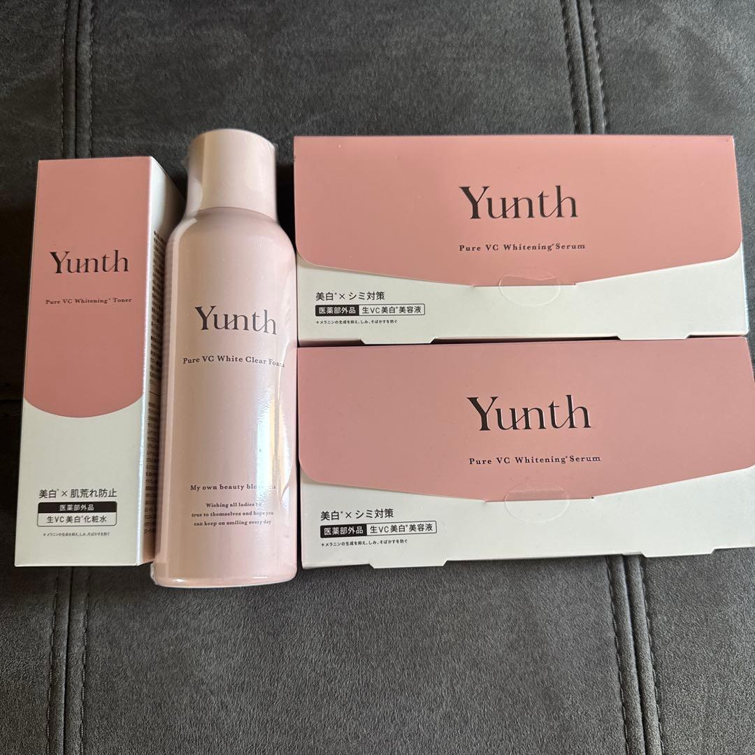 Yunth 美容液·化粧水·洗顔フォームセット - メルカリ