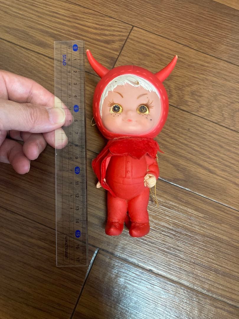 赤い悪魔の人形 kamar社 デビル ソフビ 1970年代 ヴィンテージ