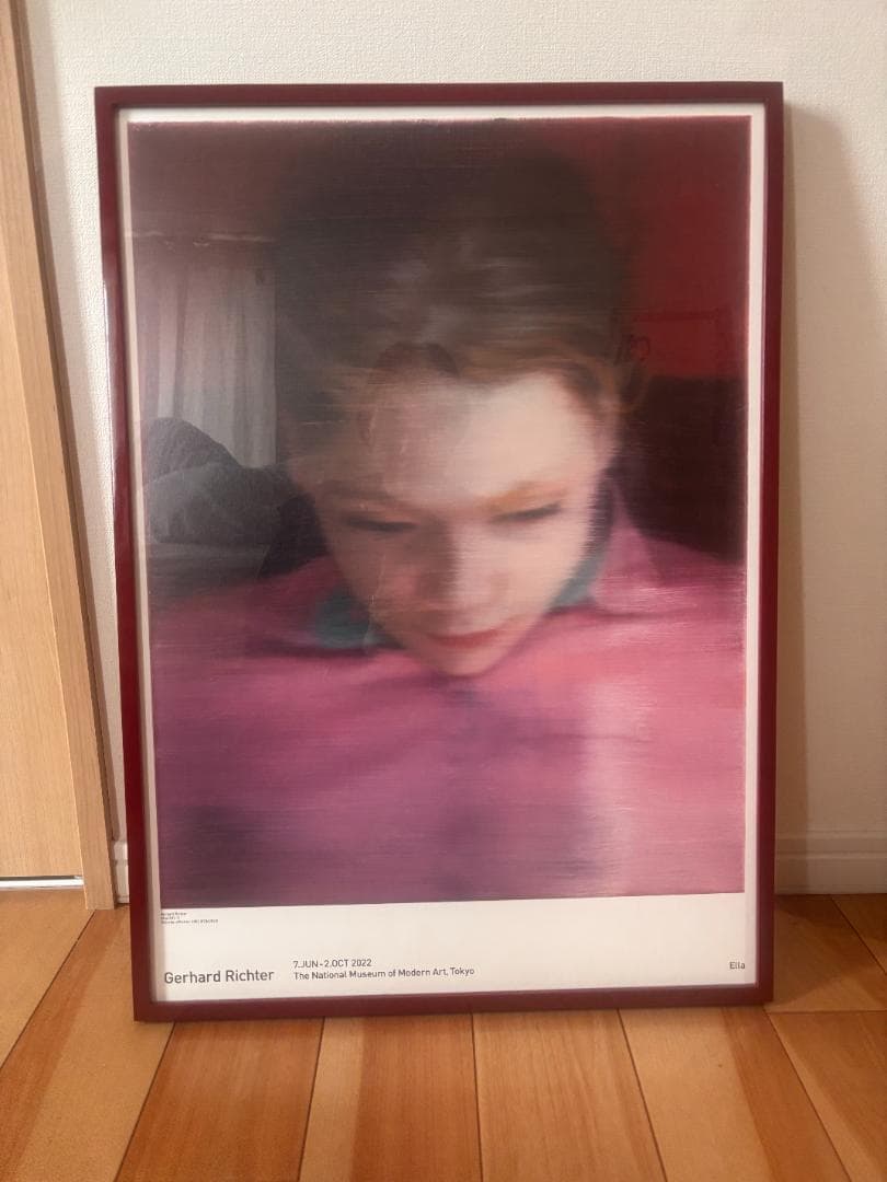額装品】 ゲルハルト・リヒター展 ポスター エラ 東京国立近代美術館