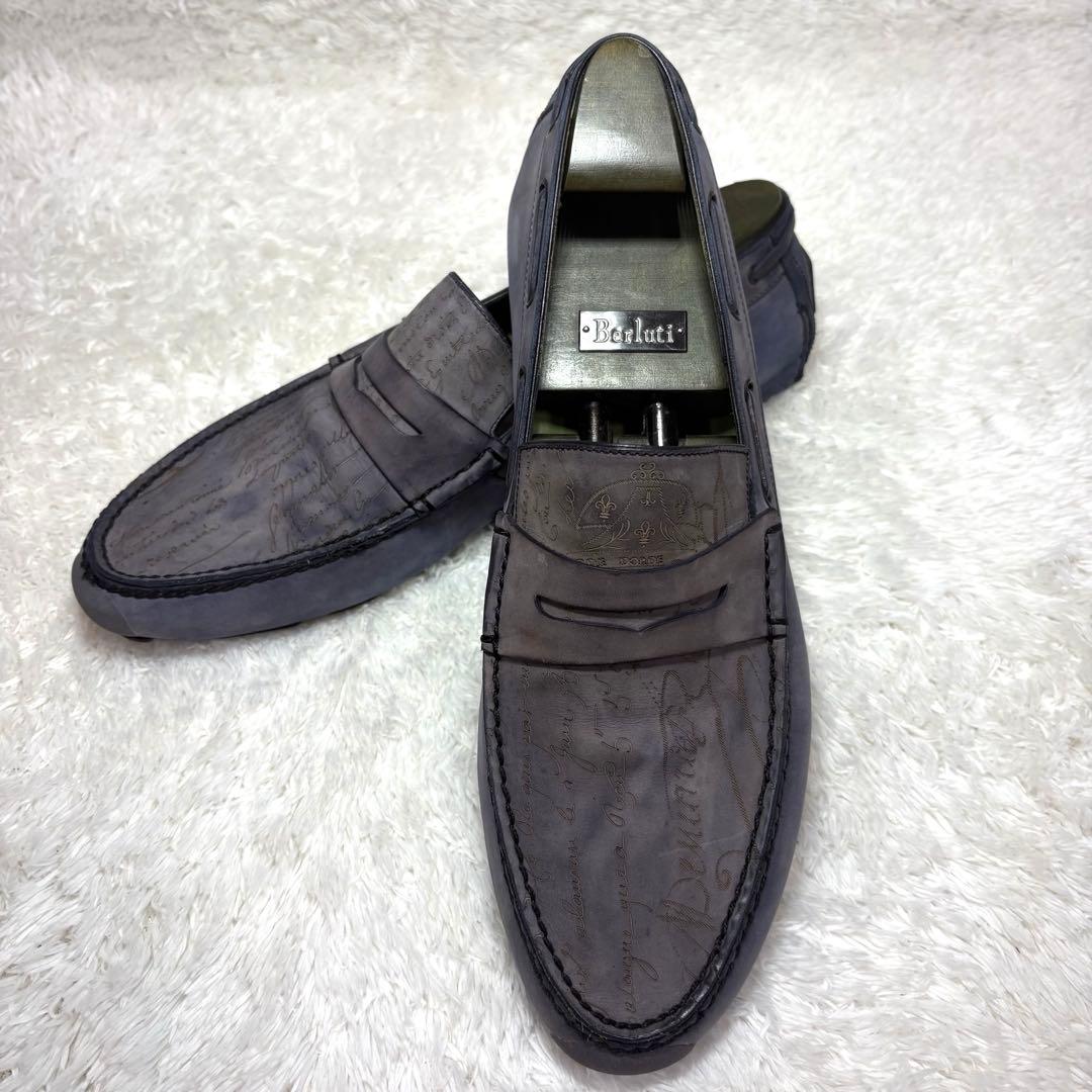 極美品/純正ツリー付 ベルルッティ カリグラフィー ドライビング