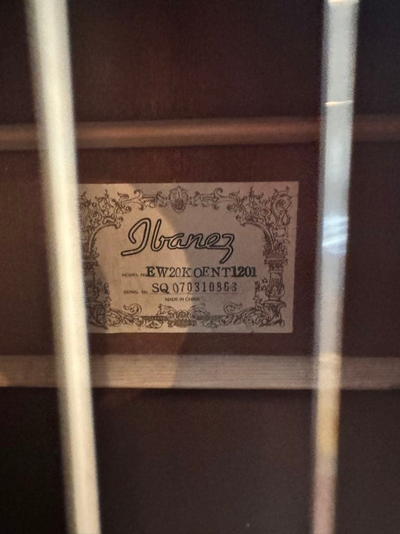 ibanez ew20koent1201 希少 エレアコ - メルカリ