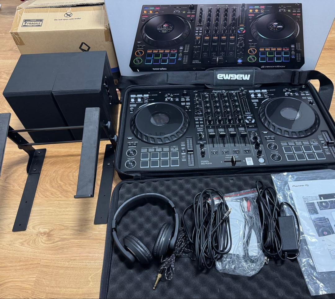 Pioneer DDJ FLX10 スピーカー　magmaケース　他セット　美品 Magma Bags ( マグマ バッグス ) DJ-CONTROLLER WORKSTATION DDJ-FLX10
