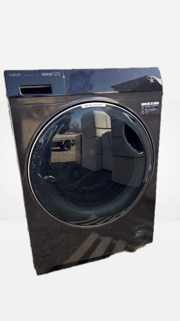 ♦︎ AQUA ドラム式洗濯機 AQW-DX12P-L ブラック 2024年製 AQW-DX12P-L | 容量：洗濯・脱水 12kg / 乾燥 6kg / 水量約59L