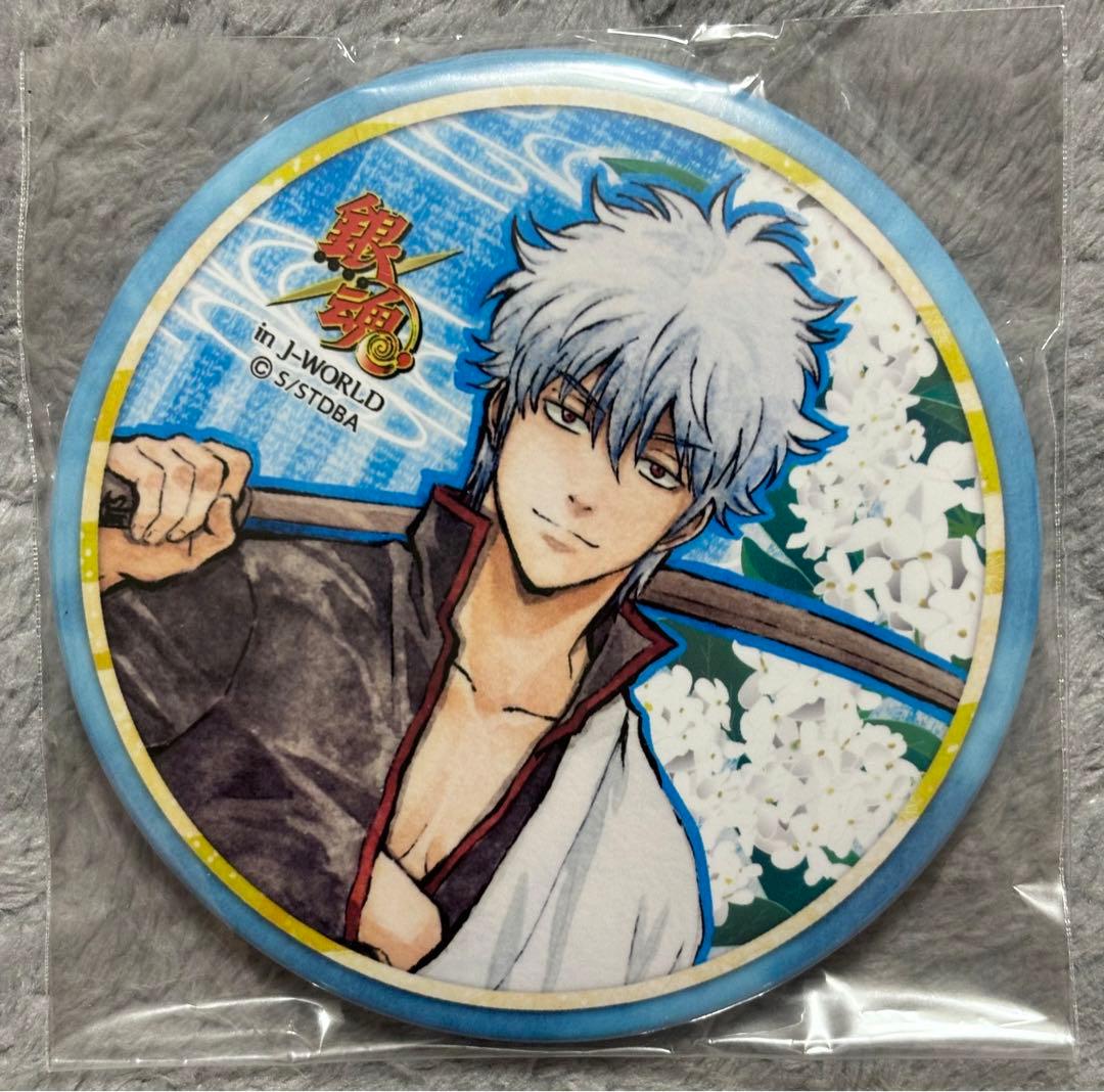銀魂 花鳥風月 J-WORLD 缶バッジ 坂田銀時 花鳥賞 銀さん