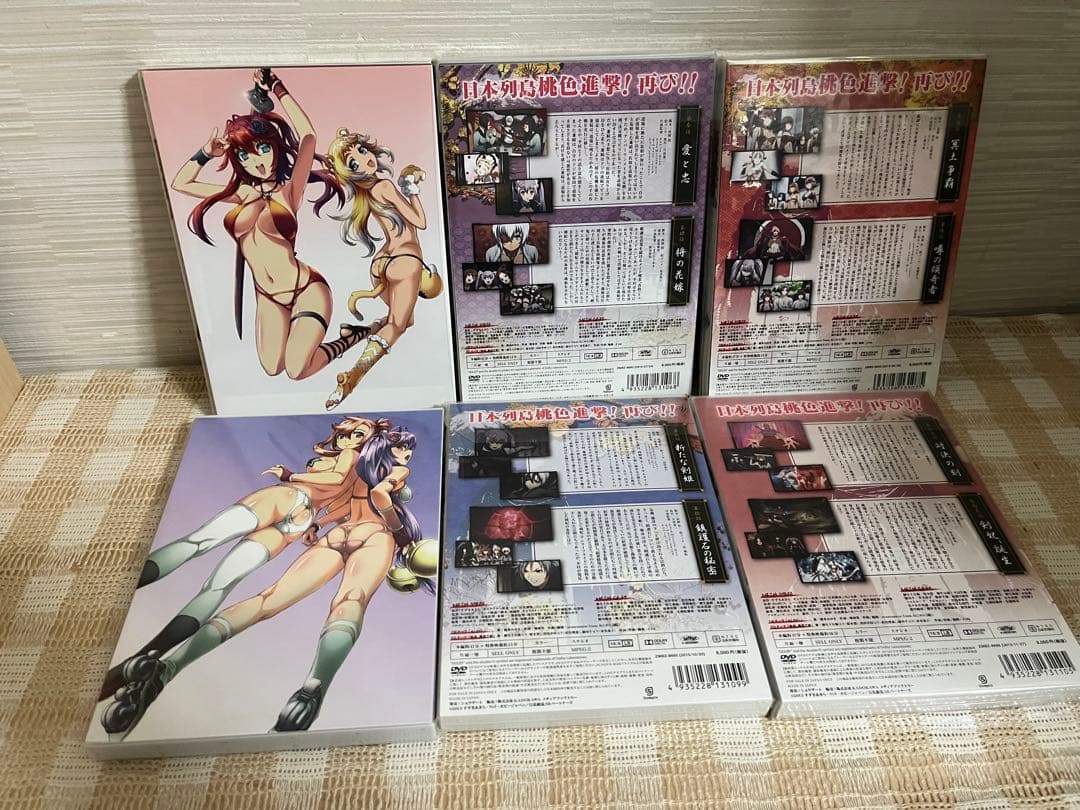 百花繚乱 サムライブライド 初回全6巻セットDVD/Blu-ray 未開封多数