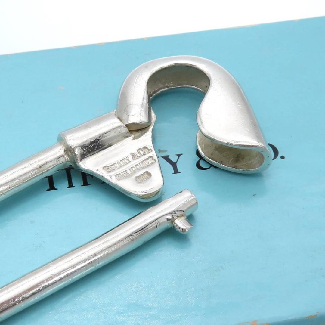 ヴィンテージ ティファニー 安全 ピン シルバー キーリング HA538
