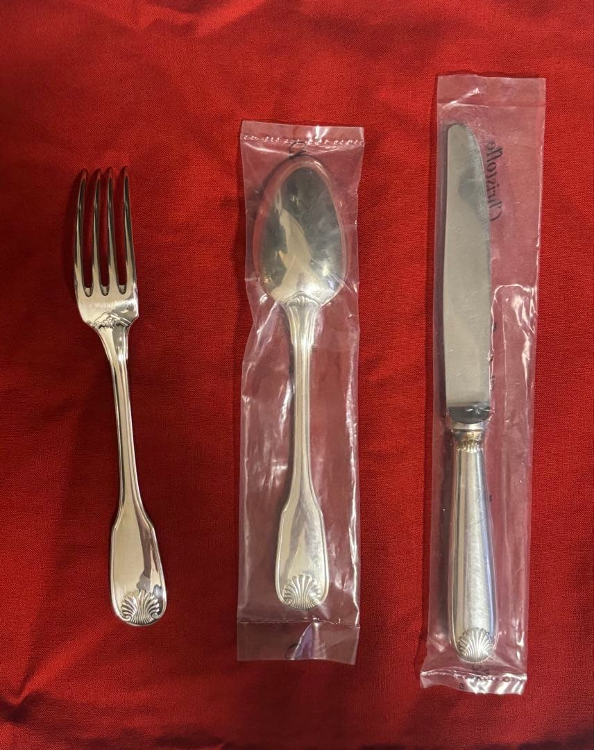 Christofle ヴァンドーム デザートフォーク スプーン ナイフ