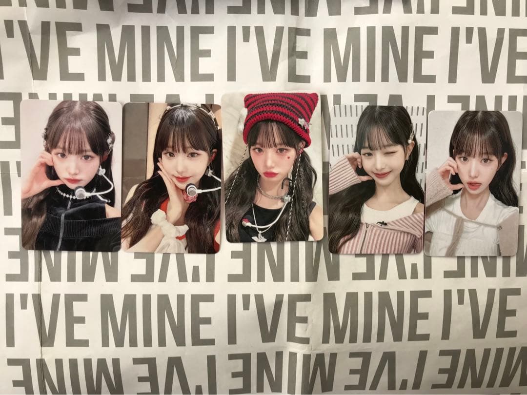 IVE I'VE会場限定mine 特典 ウォニョントレカ 5枚