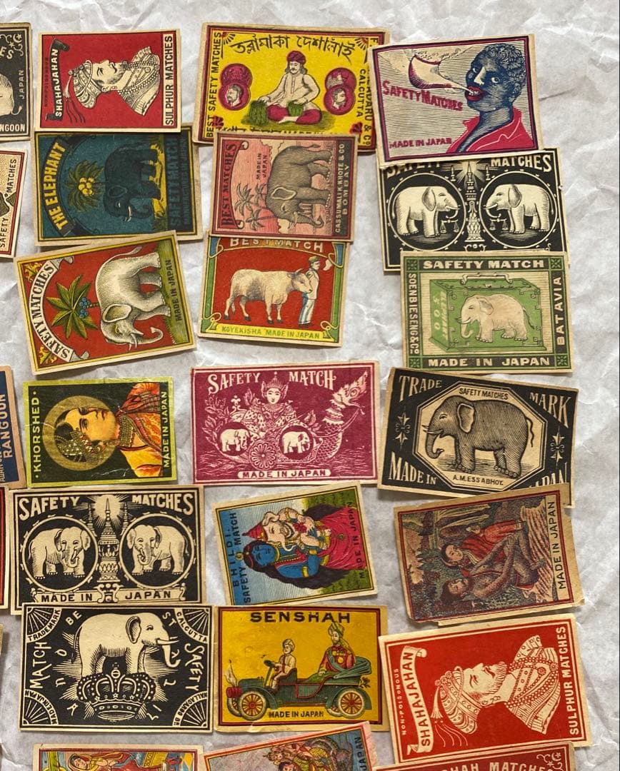 マッチラベル50枚 東南アジア、インド、中東向け輸出用 - メルカリ