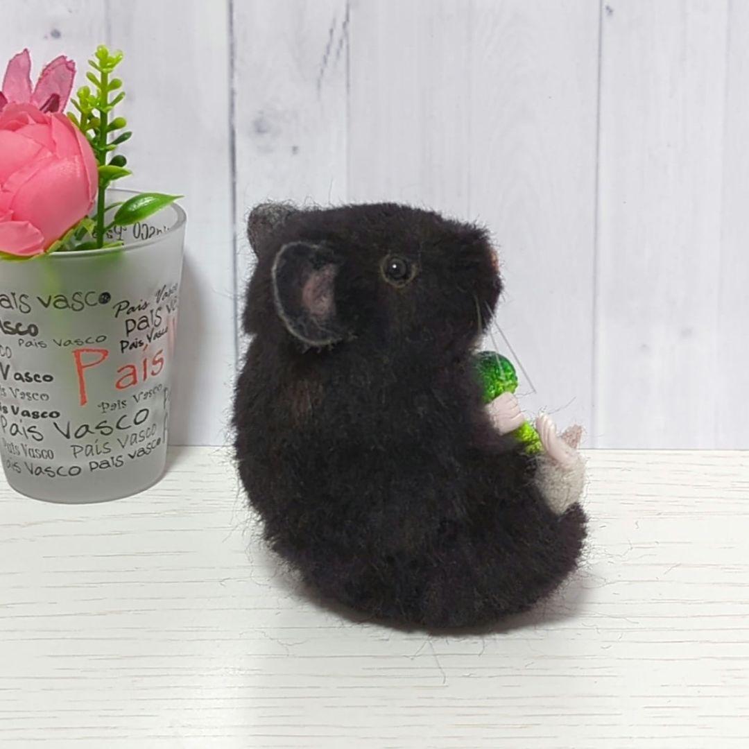 384 カエルちゃん様専用 ハムスター 羊毛フェルト