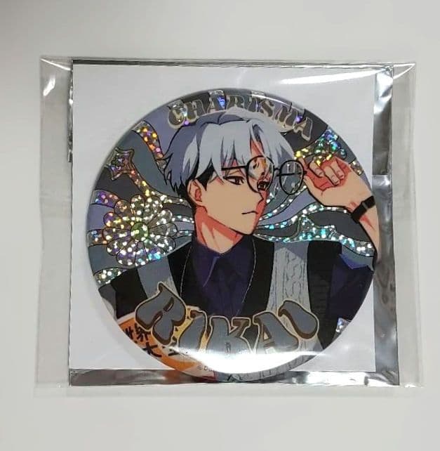 カリスマ ガンボカフェ ホログラム缶バッジ 4周年ver. 草薙理解さん