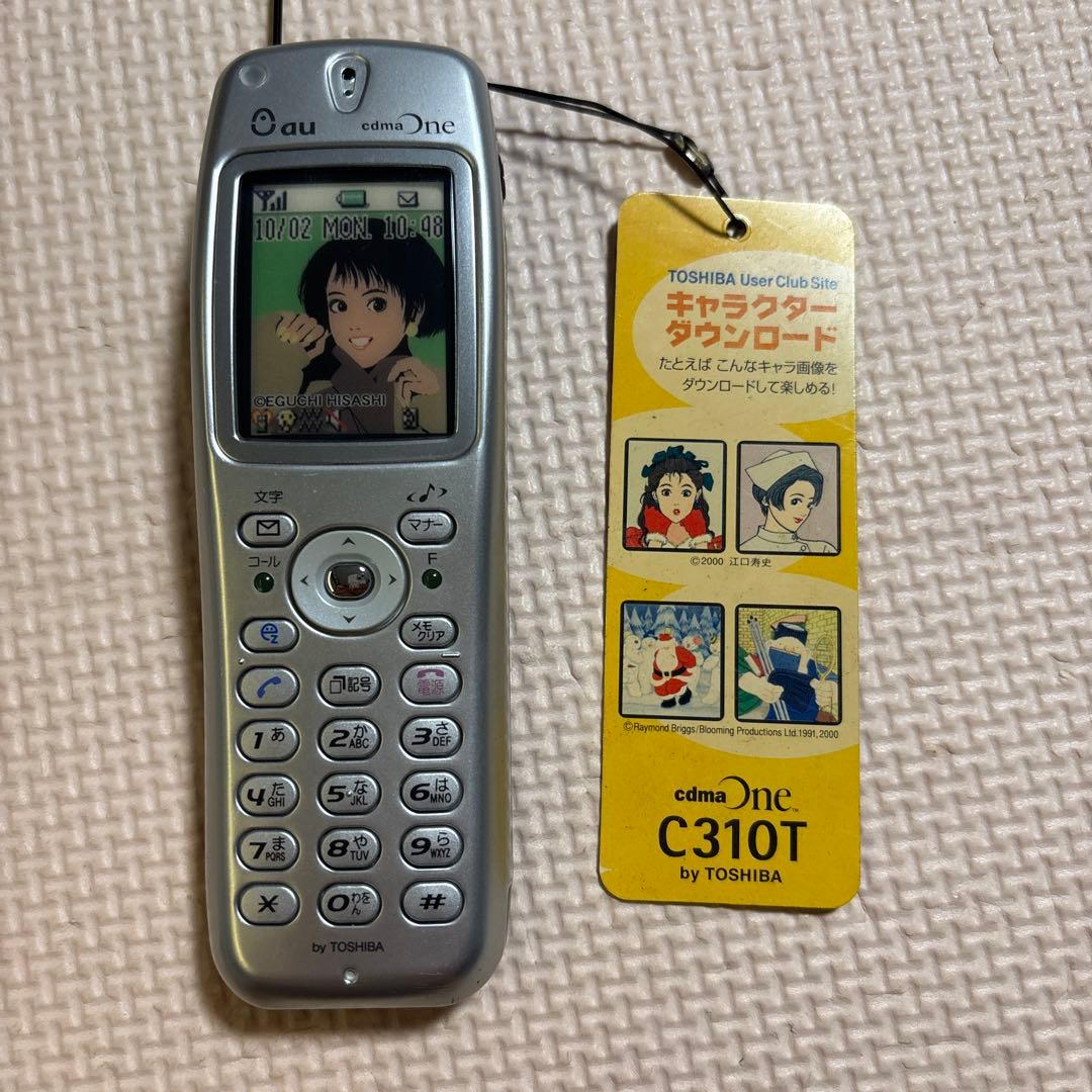 au TOSHIBA C310T 携帯電話 モックアップ模型 - メルカリ