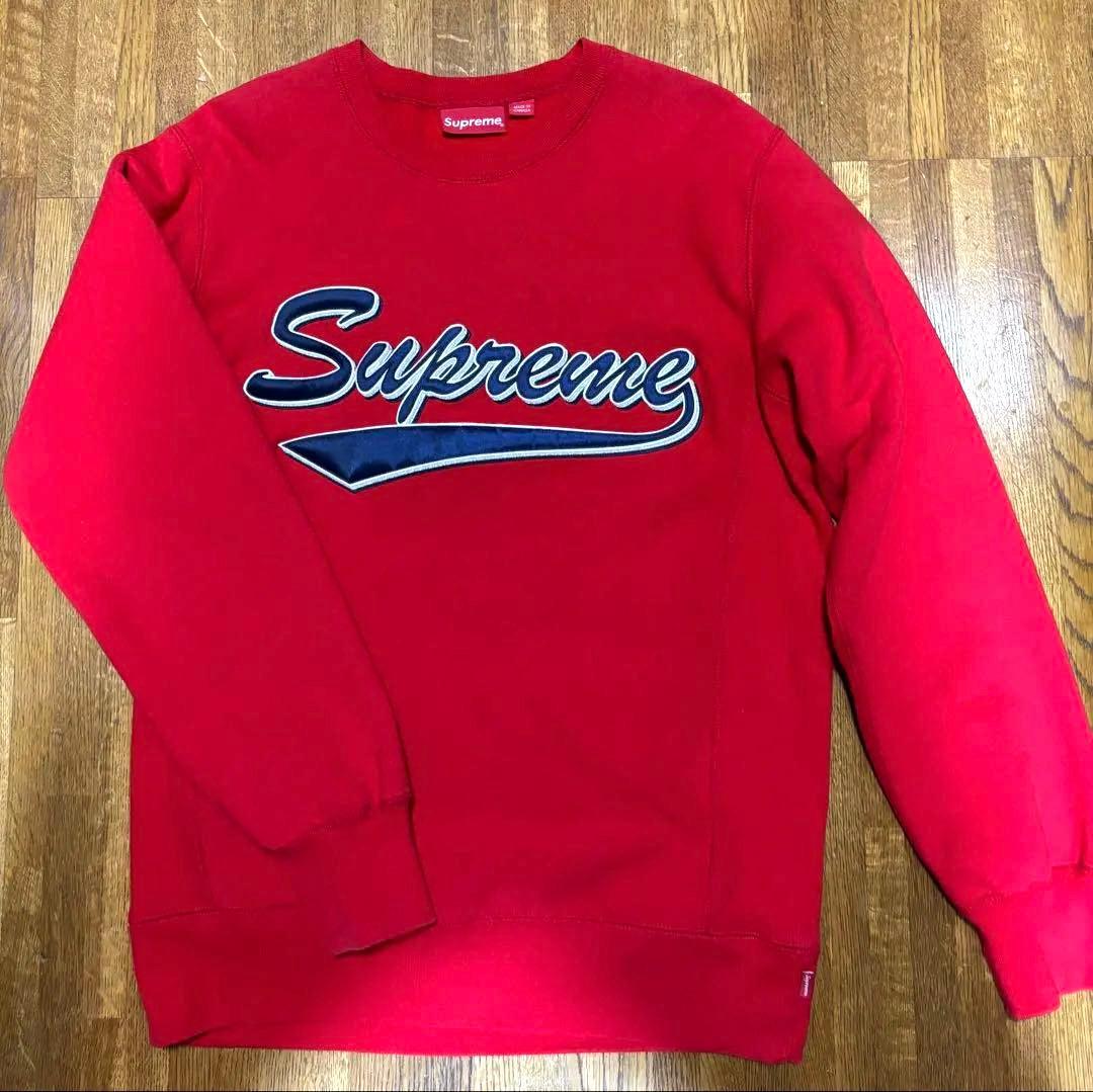 『超美品』Supreme レッド トレーナー M 楽天市場】【中古】 シュプリーム SUPREME REVRSE WEAVE BOX LOGO