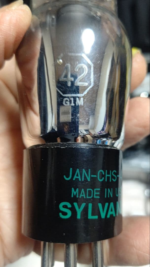 SYLVANIA 真空管 42 JAN-CHS-42 2本 - メルカリ