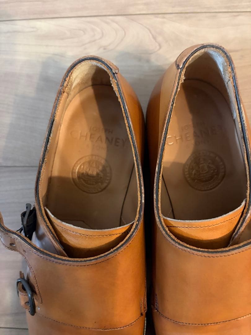 定価8.6万円 Cheaney チーニー ダブルモンク 26.0cm UK7.5
