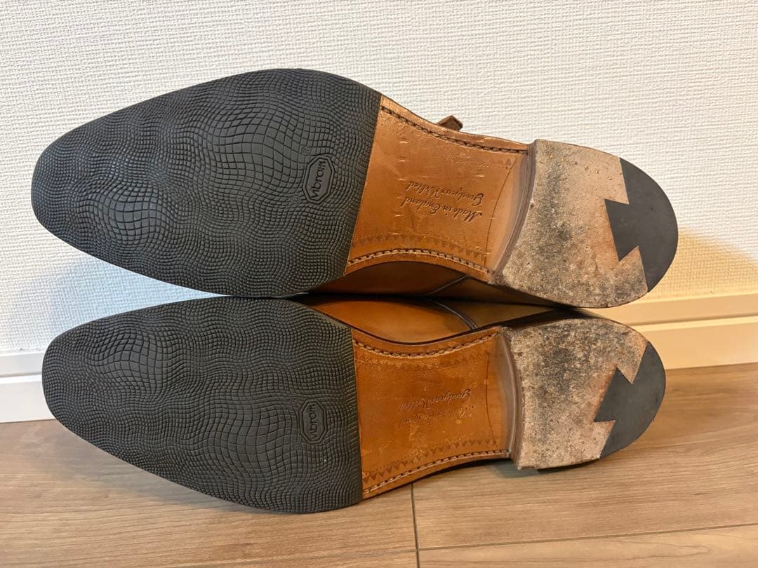 定価8.6万円 Cheaney チーニー ダブルモンク 26.0cm UK7.5