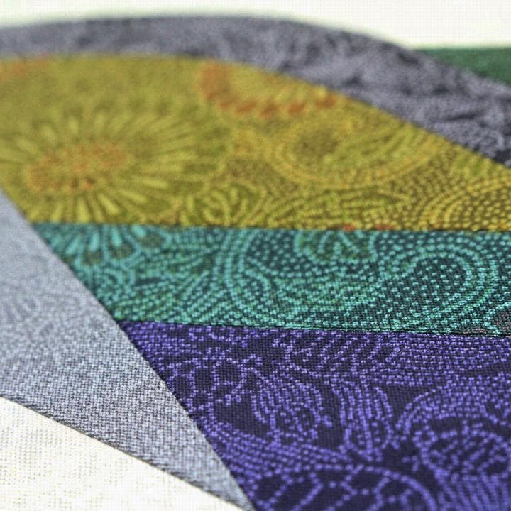 人間国宝【六谷梅軒】 ～伊勢型紙 重要無形文化財保持者～ 美品の袋帯