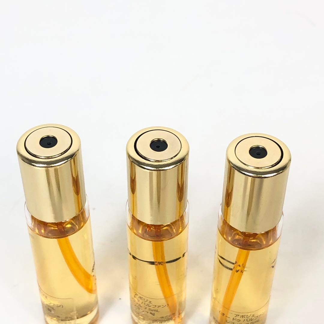 ★11F554 シャネル アポジェ オードゥパルファン 香水 7.5ml 3本