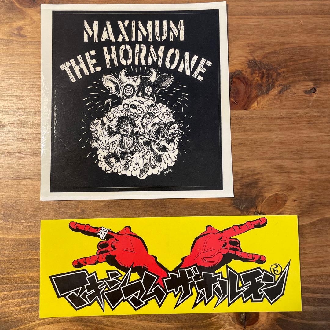 マキシマムザホルモン ステッカー2枚セット レアデザイン - メルカリ