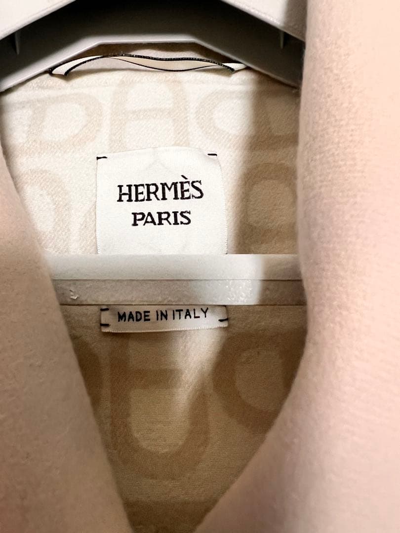 ダ*@様 HERMES 2025SS 《シェーヌ・ダンクル》 ピーコート 34