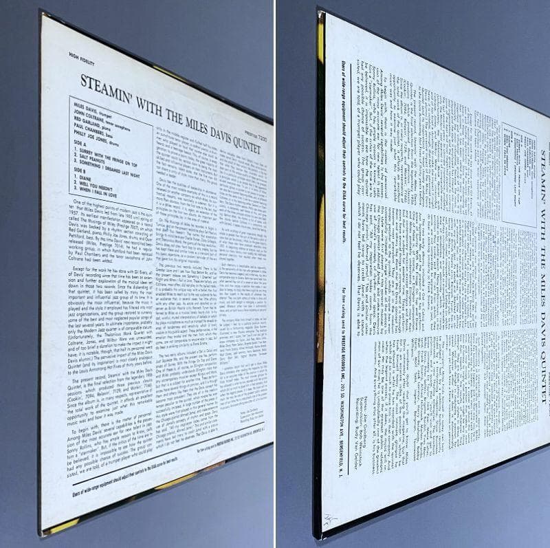 ☆至高の逸品【USオリジナル／MONO／深溝／RVG】 マイルス・デイヴィス