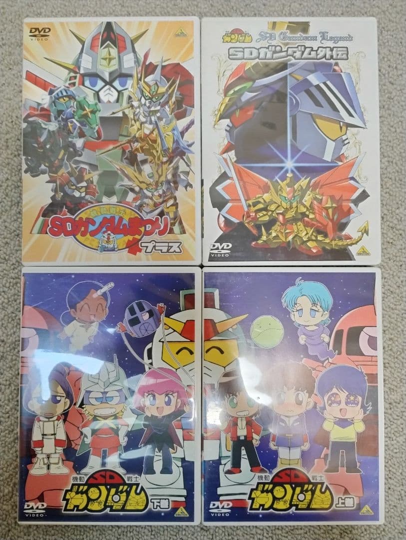 特典カードダス付き、機動戦士SDガンダム上下、外伝、まつりプラス DVD