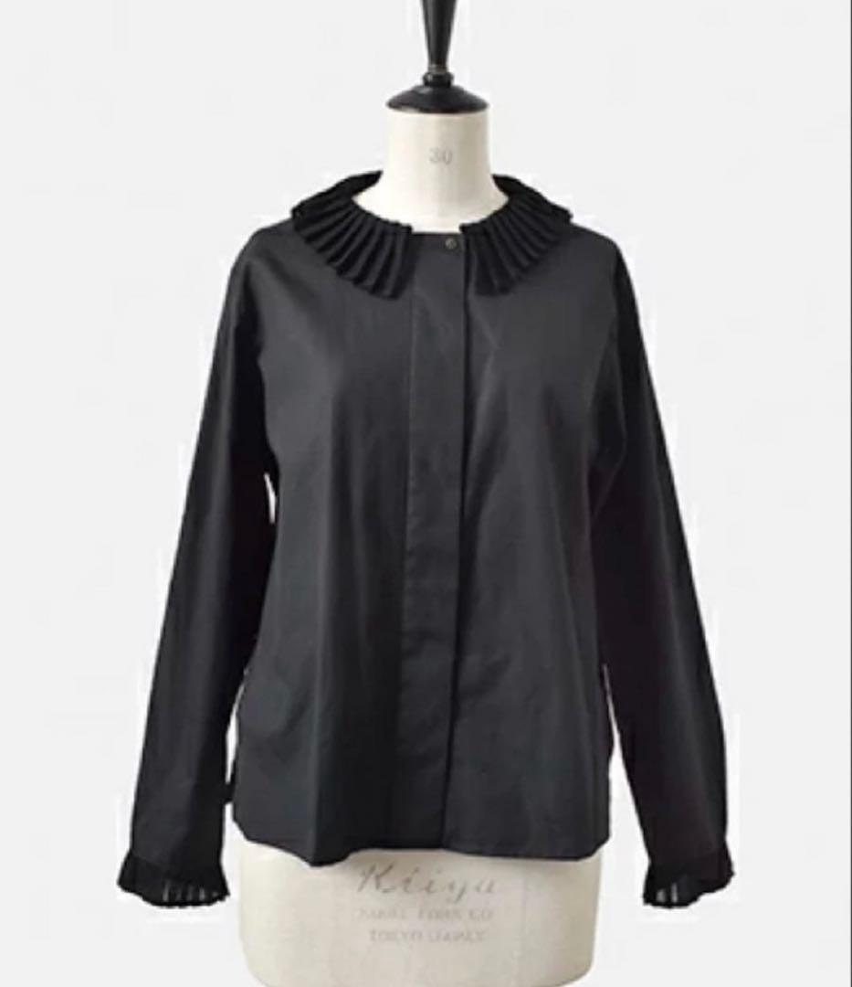 mizuiroindコットンプリーツカラーフロント - メルカリ