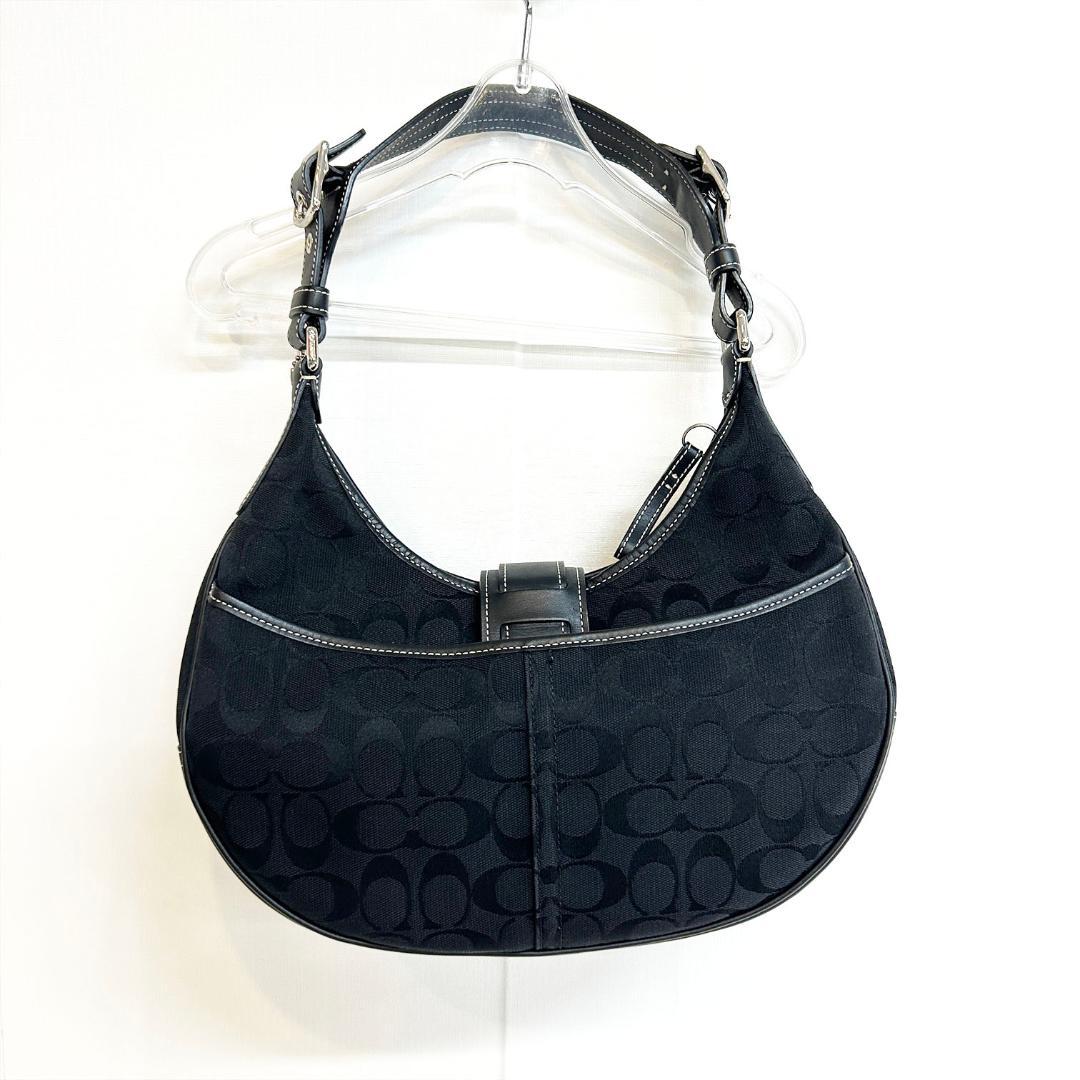 ☆ COACH コーチ ワンショルダー バッグ ホーボーバッグ シグネチャー