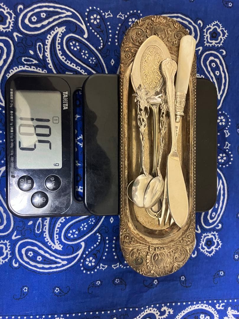 わ*ん様 銀製アンティークカトラリーコレクション185g