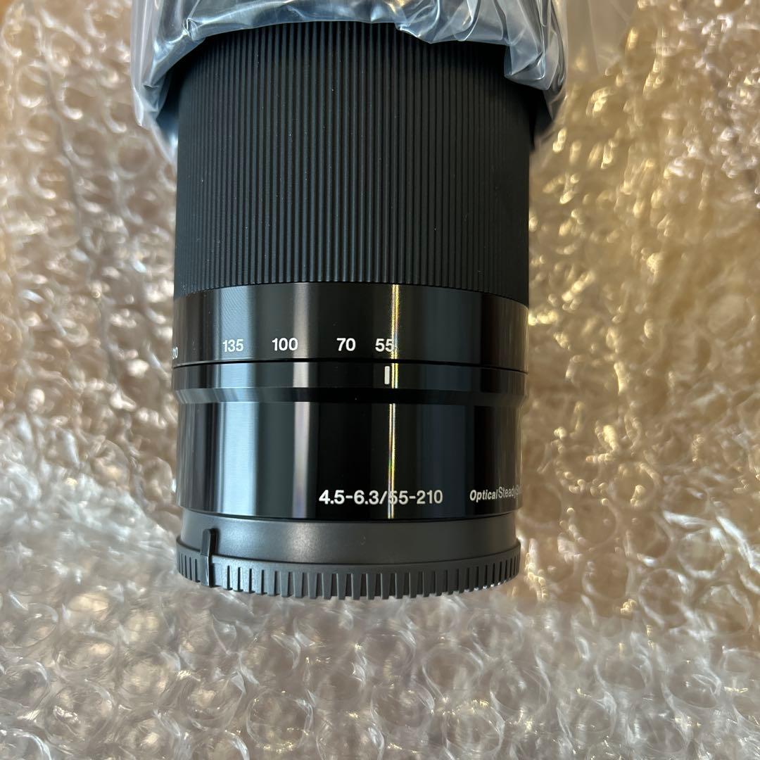 新品未使用 E 55-210mm F4.5-6.3 OSS レンズ　黒　SONY