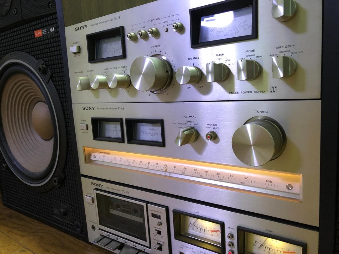★ SONY TA-F5、ST-A4、TC-K5、SS-V4、カセットデッキ他 SONY TC-K5 外観・内部を実機の画像で紹介 | スーパーカセッターズ