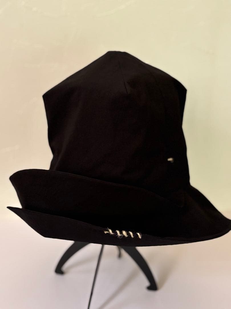 試着のみ】PUTON／プットオン ハット 綿 黒 お洒落の通販はau PAY