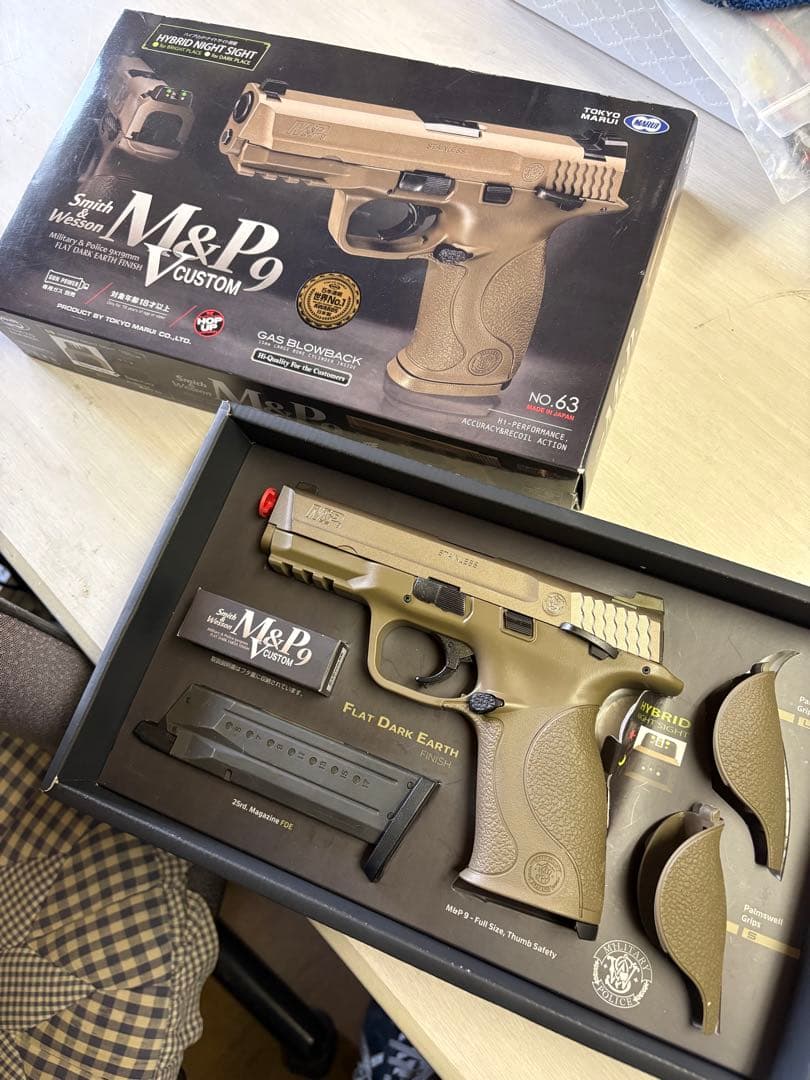 東京マルイM&P9タンカラーガスブローバック M&P 9 Vカスタム - ガスブローバック | 東京マルイ エアソフトガン情報