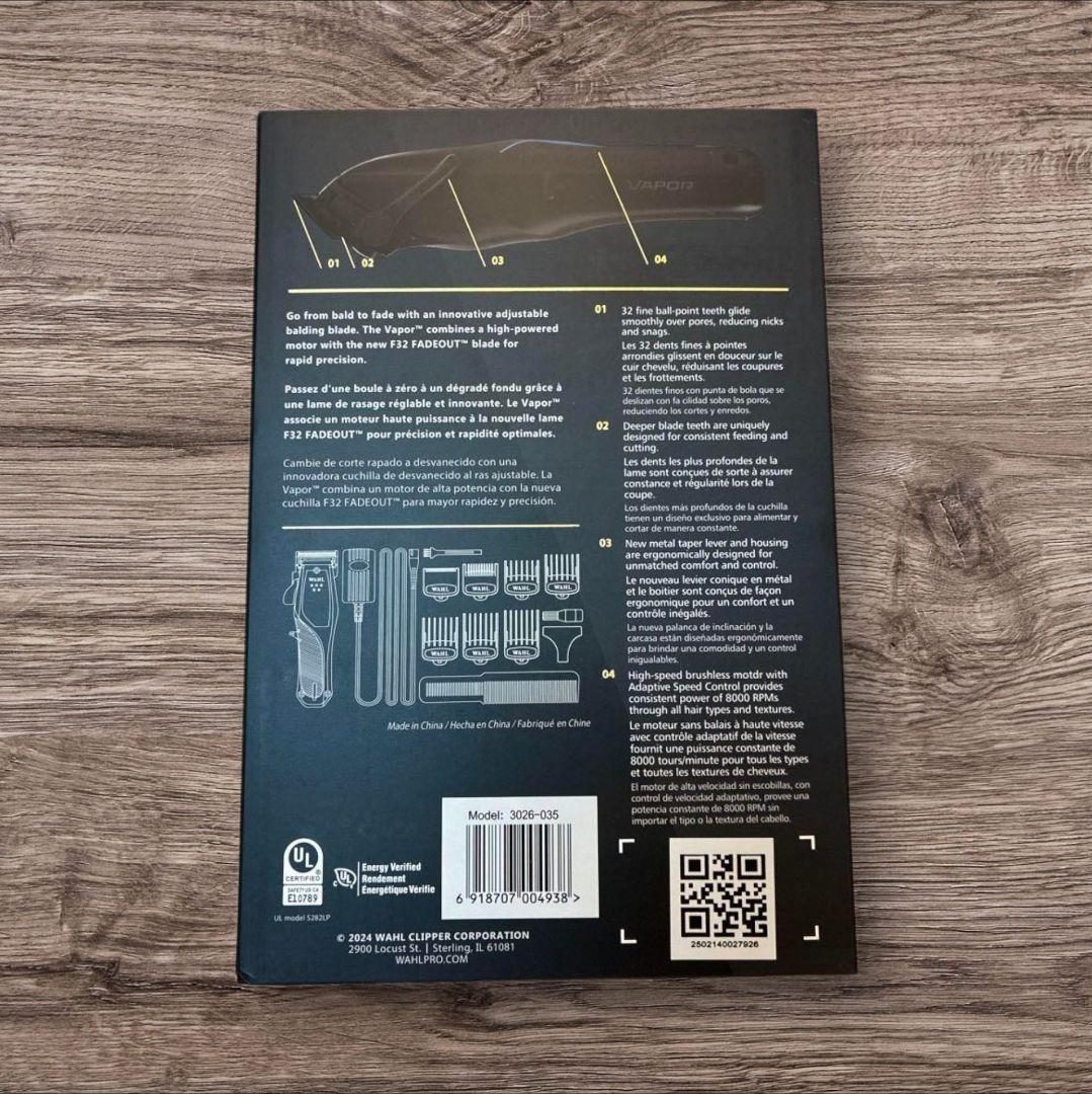 WAHL 5Star Vapor コードレスバリカン ウォール@=56@8~6@ - メルカリ