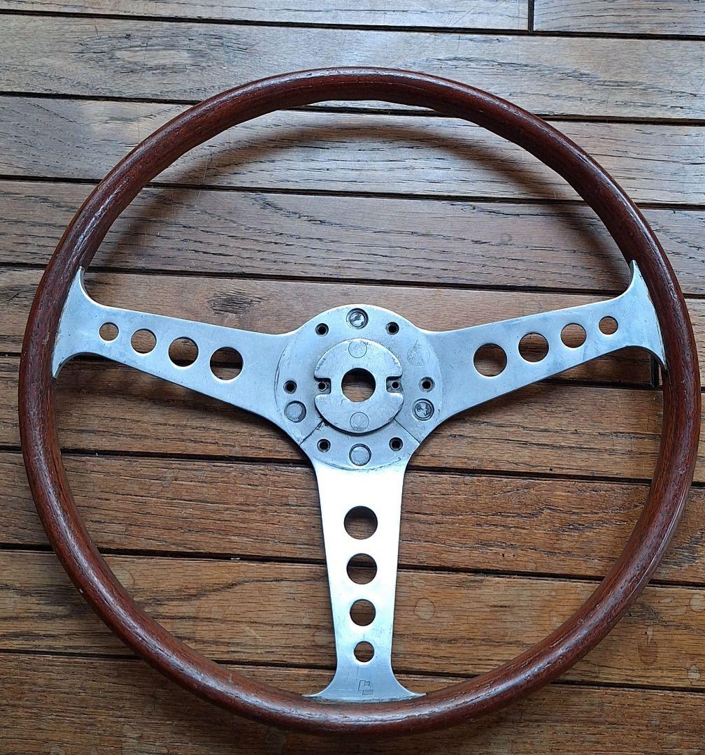 レスレストン　ウッドステアリング 1960's LES LESTON FLAT WOOD STEERING WHEELS/レスレストン フラット