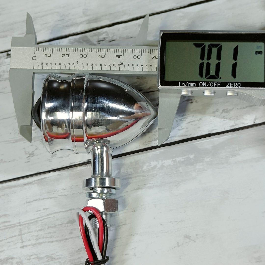 アルミ製ビンテージウインカー クラシック ビンテージ レトロ 管022435