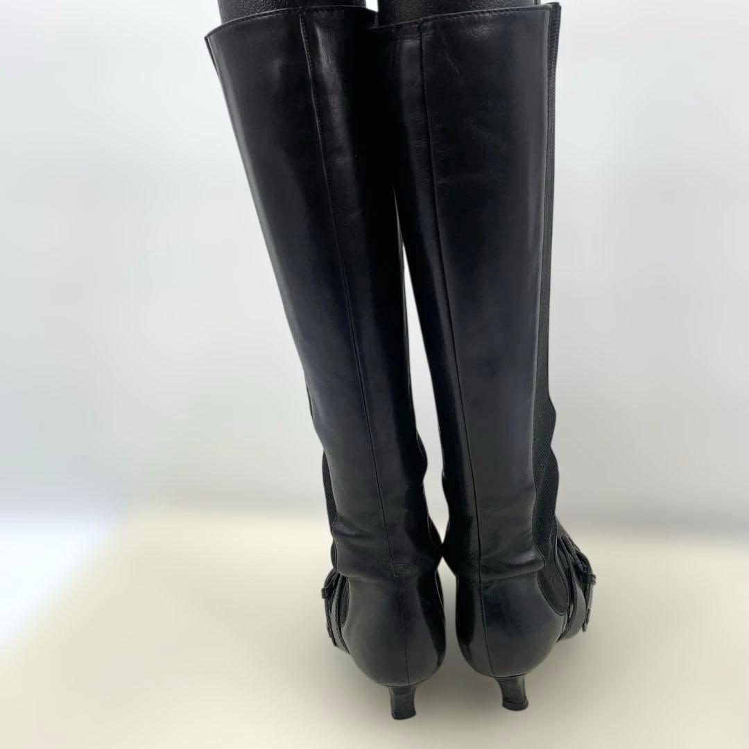 CHANEL シャネル サイズ表記「35C」22.5センチ程度 サイドゴアブーツ