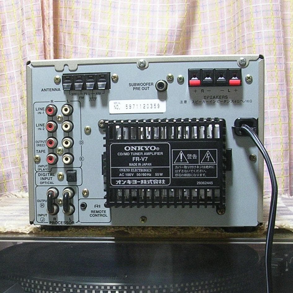 整備品＞ONKYO FR-V7 リモコン付属 - メルカリ