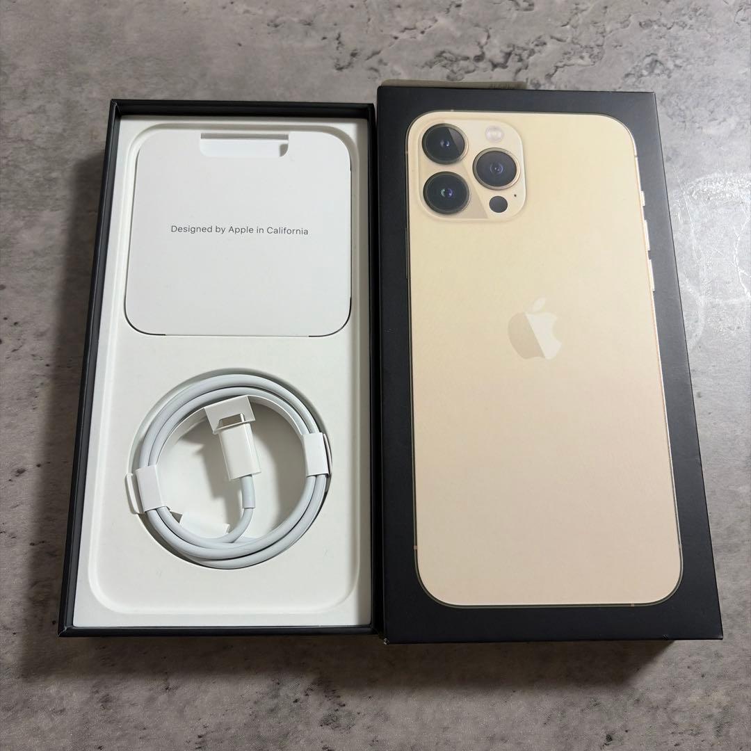 iPhone 13 Pro Maxゴールド 128GB 本体 純正ケース付き - メルカリ