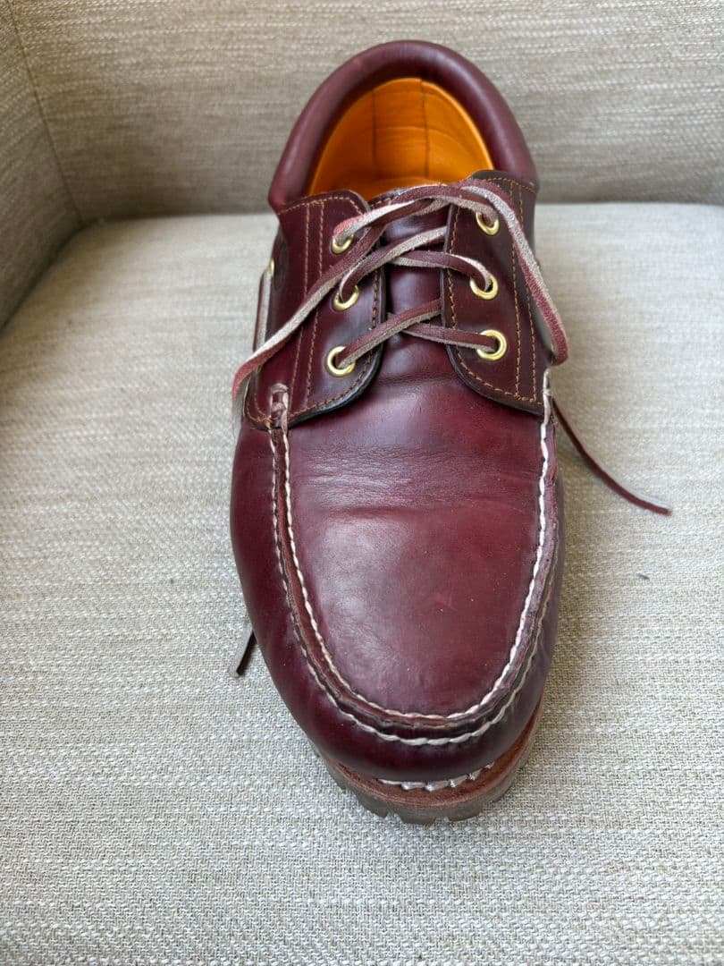 靴 Timberland 3 Eye Classic Lug \"Burgundy\"