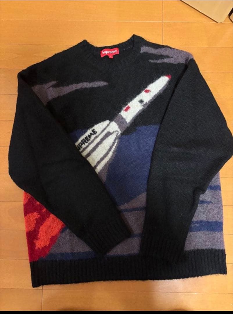 トップス Supreme 22AW Rocket Sweater Black Size-M Rocket Sweater | Supreme 22fw