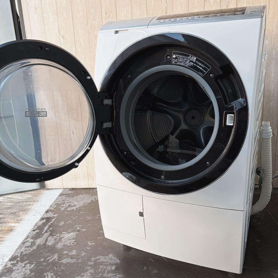 配送設置無料！Sランク純正HITACHI多機能ジャストサイズドラム！完動超美